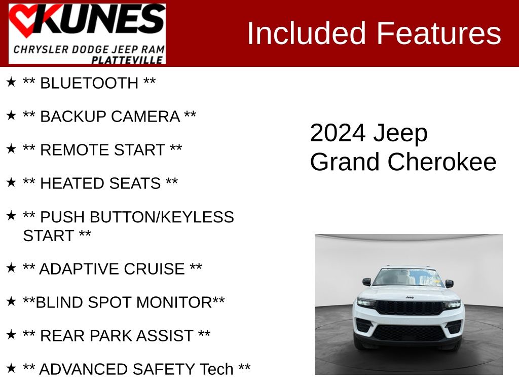 jeep grand cherokee 2024 1C4RJHAGXRC124612 image jeep grand cherokee 2024 1C4RJHAGXRC124612 image
